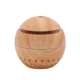 Wood Grain Humidifier USB Colorful Night Light Car