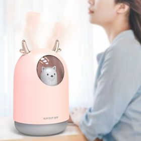 Cute Pet Bear Usb Mini Humidifier Home Bedroom Mute