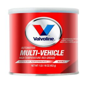 Valvoline Multi-Vehicle High Temperature Red Grease 1 LB Tub