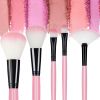 12pcs Pro Makeup Brushes Face Powder Eyebrows Eyeliners Lip Pencil Brush Bag